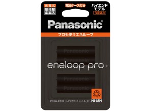 ［Panasonic］エネループプロ 単4形 4本パック BK-4HCD/4C