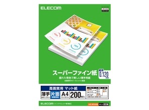 ［エレコム］EJK-SUPA4200 高画質用スーパーファイン紙 A4 片面200枚