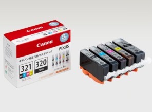［Canon］インクカートリッジ BCI-321+320/5MP マルチパック