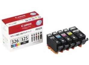 ［Canon］インクカートリッジ BCI-326+325/5MP マルチパック