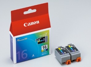 ［Canon］インクカートリッジ BCI-16 Color カラー 2個パック