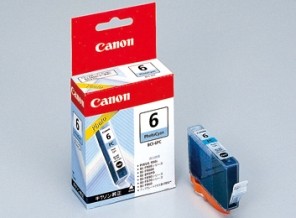 ［Canon］インクカートリッジ BCI-6PC フォトシアン