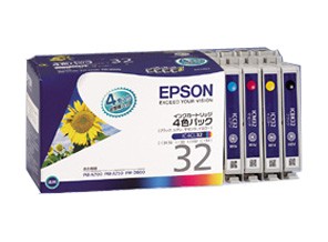 ［EPSON］インクカートリッジ (32) IC4CL32　４色パック