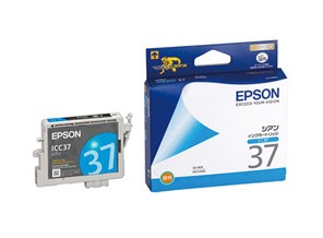 ［EPSON］インクカートリッジ (37) ICC37 シアン