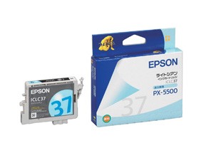 ［EPSON］インクカートリッジ (37) ICLC37　ライトシアン