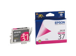 ［EPSON］インクカートリッジ (37) ICM37 マゼンタ