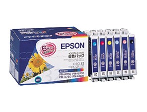 ［EPSON］インクカートリッジ (32) IC6CL32 6色パック
