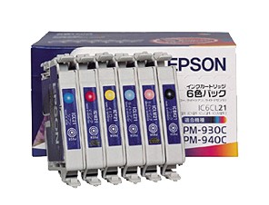 ［EPSON］インクカートリッジ (21) IC6CL21 6色パック