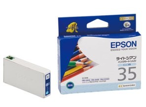 ［EPSON］インクカートリッジ (35) ICLC35 ライトシアン