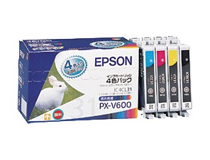 ［EPSON］インクカートリッジ (31) IC4CL31 4色パック