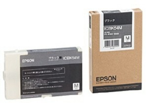 ［EPSON］インクカートリッジ (54) ICBK54M ブラック