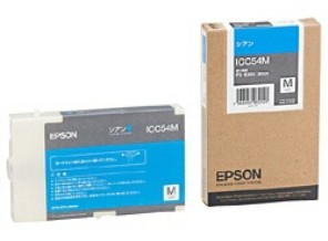 ［EPSON］インクカートリッジ (54) ICC54M シアン