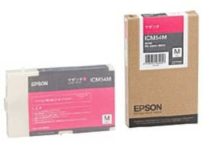 ［EPSON］インクカートリッジ (54) ICM54M マゼンタ