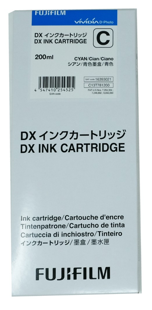 ［富士フイルム］DX100 インクカートリッジ シアン