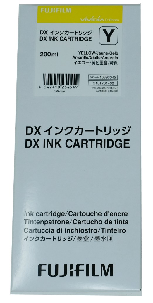 ［富士フイルム］DX100 インクカートリッジ イエロー