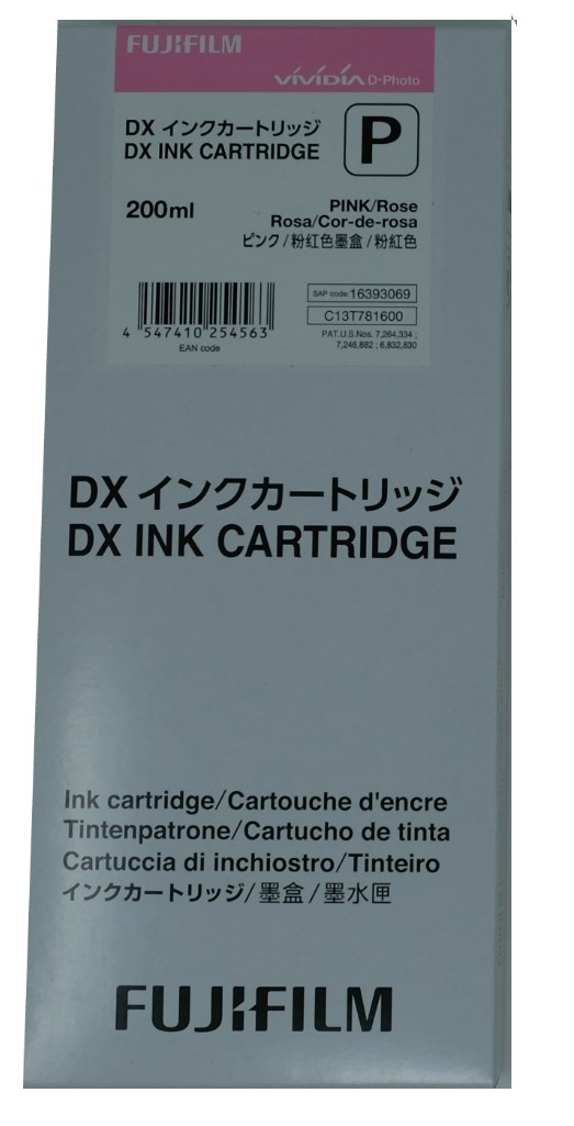 ［富士フイルム］DX100 インクカートリッジ ピンク