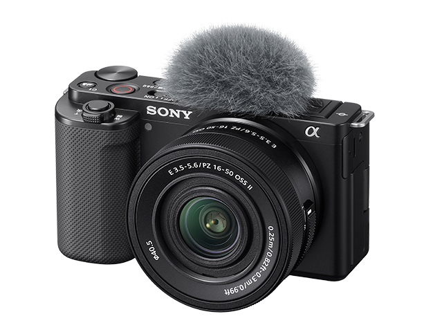 ［SONY］デジタル一眼カメラ VLOGCAM ZV-E10K ブラック パワーズームレンズキット