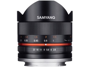 ［KENKO］SAMYANG 8mm F2.8 UMC Fish-eye II Fuji X BK