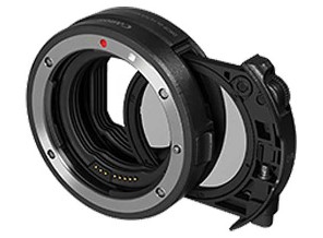 ［Canon］EF-EOS R マウントアダプター ドロップイン 円偏光フィルター A付