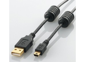 ［エレコム］U2C-MF20BK USB2.0ケーブル 2m