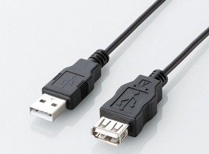 ［エレコム］U2C-JE20BK USB延長ケーブル