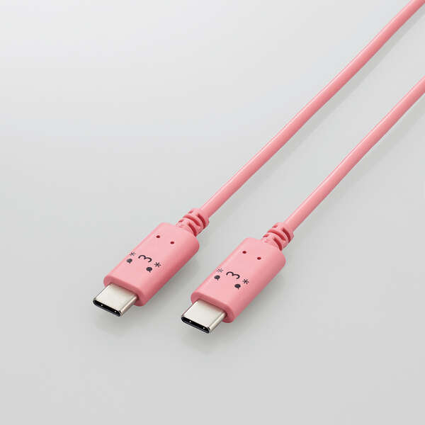 ［エレコム］MPA-CCF20PNF しろちゃんUSB Type-C(TM)ケーブル 2m