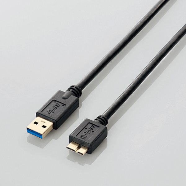 ［エレコム］USB3-AMB20BK USB3.0ケーブル