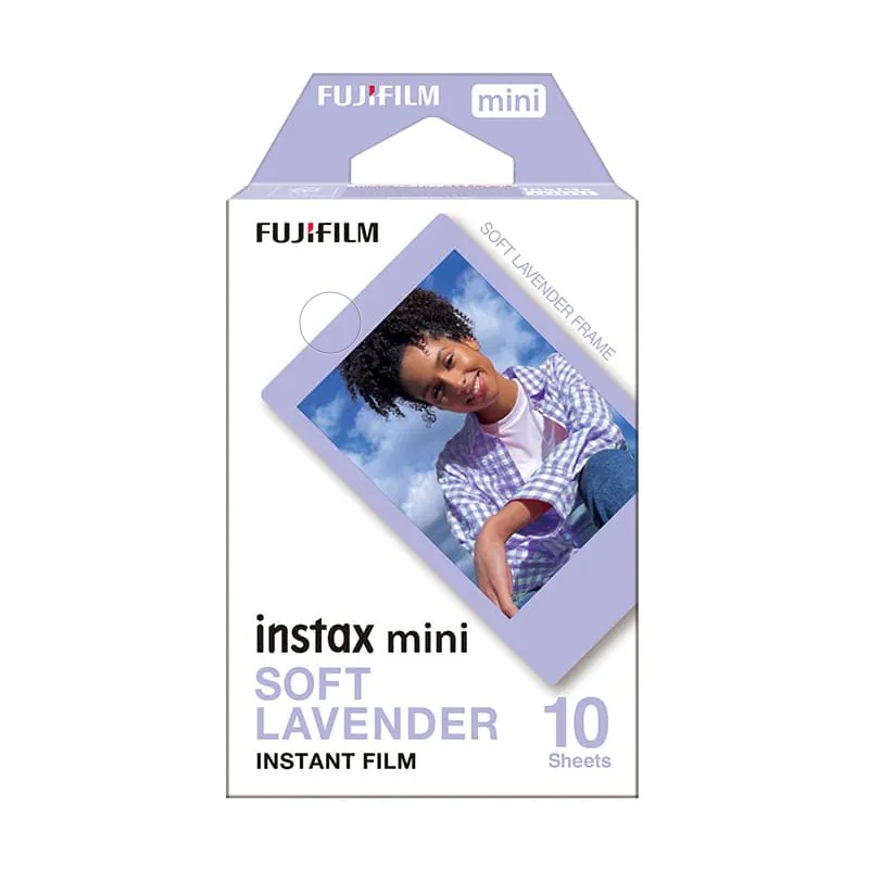 ［富士フイルム］チェキフィルム instax mini ソフトラベンダー