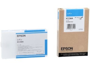 ［EPSON］インクカートリッジ (36) ICC36A シアン