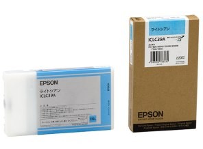 ［EPSON］インクカートリッジ (39) ICLC39A ライトシアン 220ml