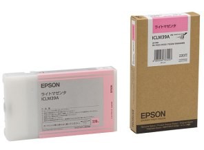 ［EPSON］インクカートリッジ (39) ICLM39A ライトマゼンタ 220ml