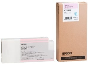 ［EPSON］インクカートリッジ (60) ICVLM60 ビビッドライトマゼンタ