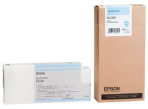 ［EPSON］インクカートリッジ (60) ICLC60 ライトシアン