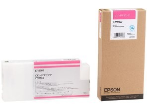 ［EPSON］インクカートリッジ (60) ICVM60 ビビッドマゼンタ