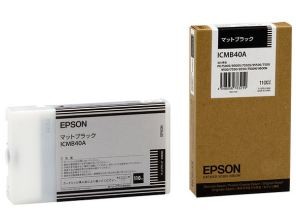 ［EPSON］インクカートリッジ (40) ICMB40A マットブラック
