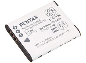 ［PENTAX］リチウムイオンバッテリー D-LI92
