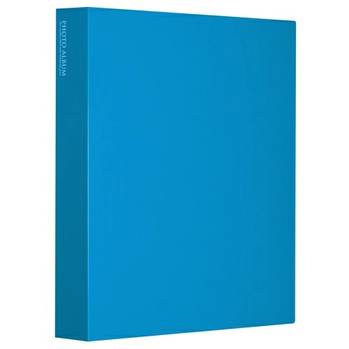 ［セキセイ］KP-4806-10 フォトアルバム〈高透明〉大容量タイプ ブルー