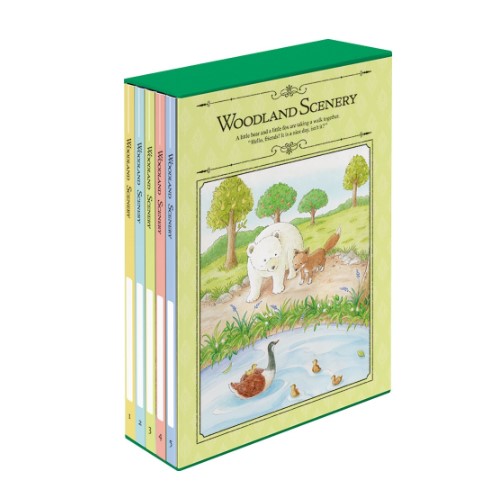 ［ナカバヤシ］5冊BOXポケットアルバム L判3段360枚 ウッドランドシーナリー
