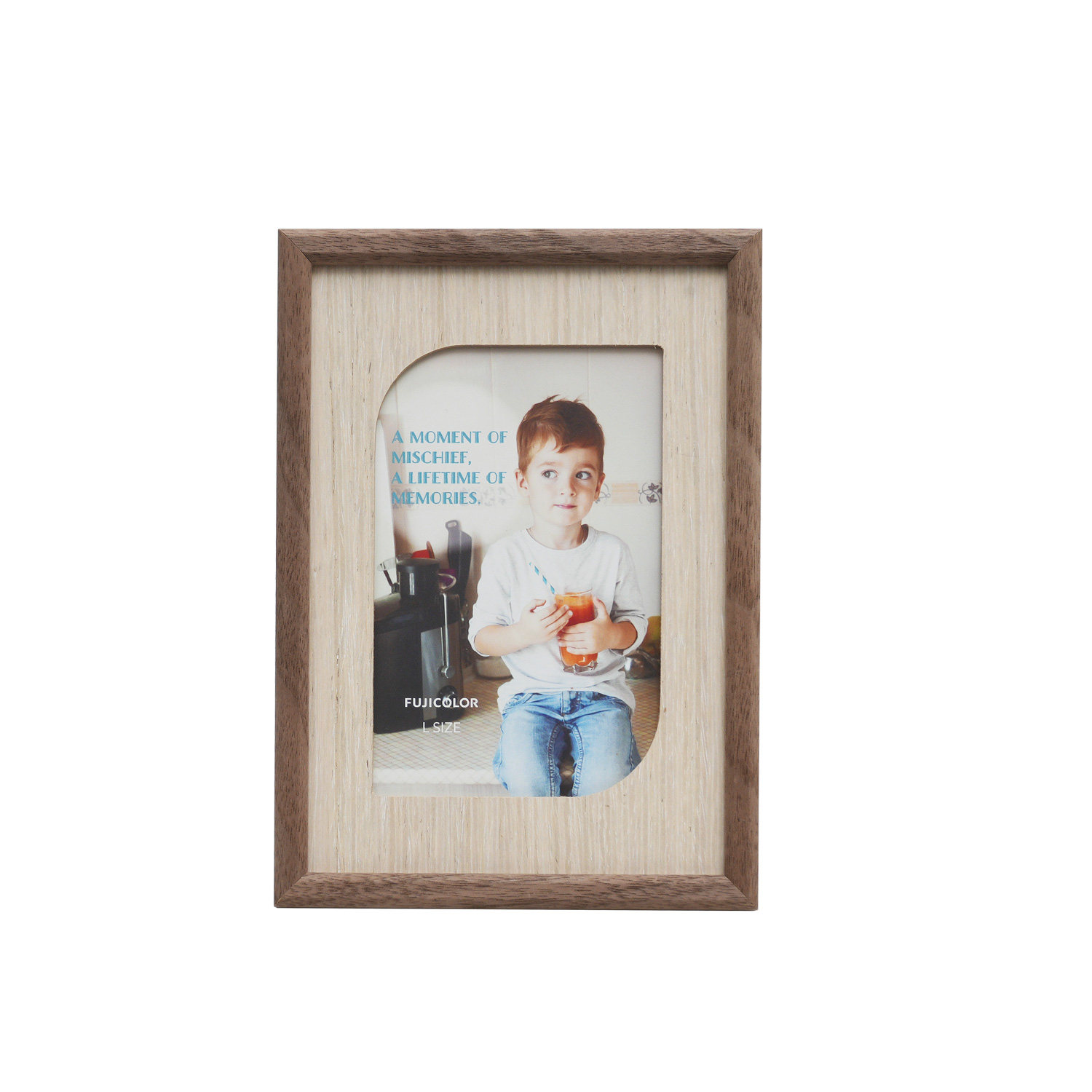 ［FUJICOLOR］ウッディフレームMellow L リーフ