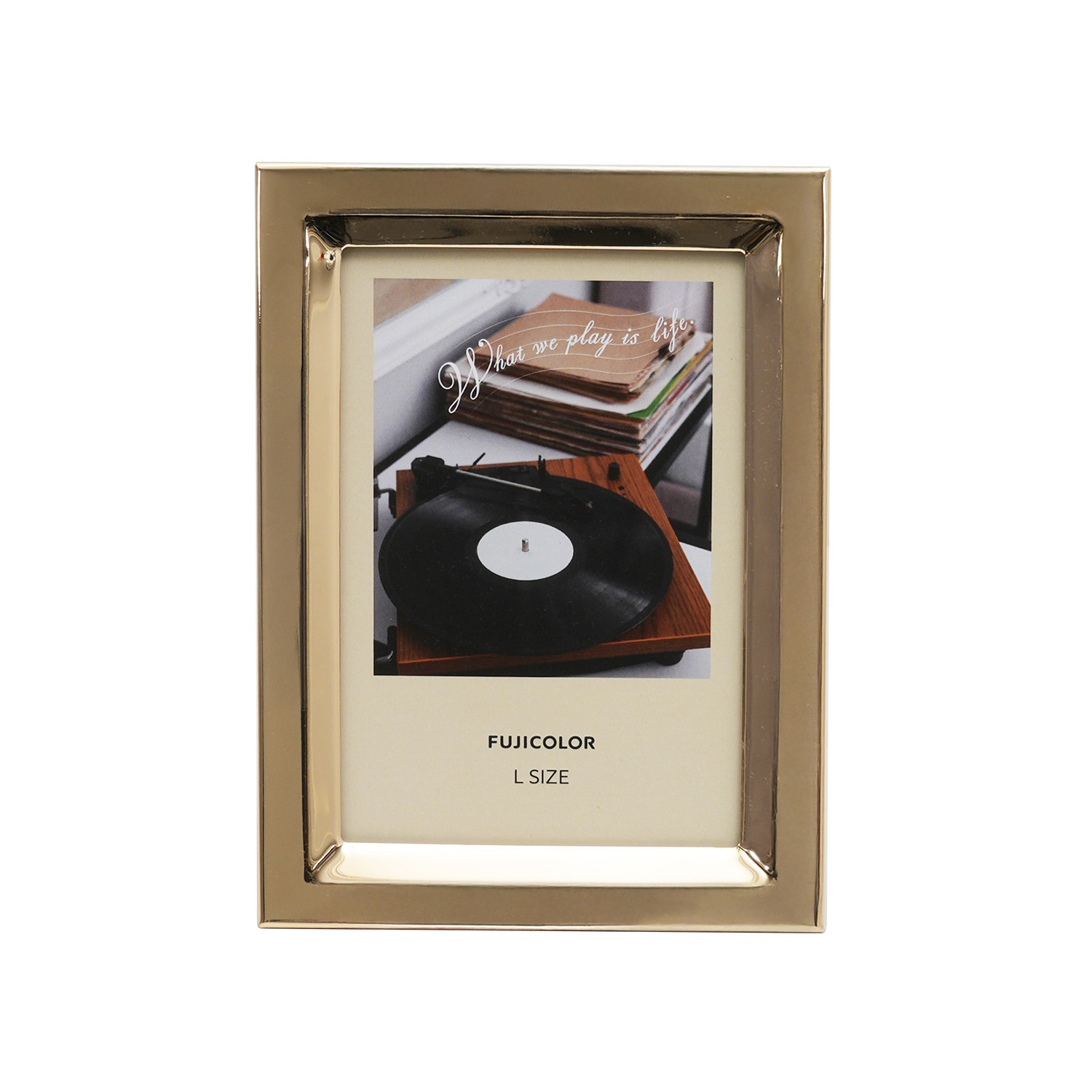 ［FUJICOLOR］メタルフレームGlaze 3701L ゴールド