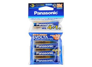 ［Panasonic］EVOLTA LR6EJSP/5H 単3形 4+1本 増量パック