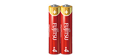 ［富士通］アルカリ乾電池 単4形 1.5V LR03FH HighPower/2個パック