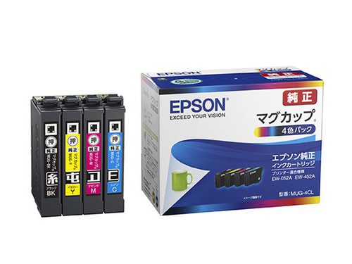 ［EPSON］MUG-4CL インク マグカップ