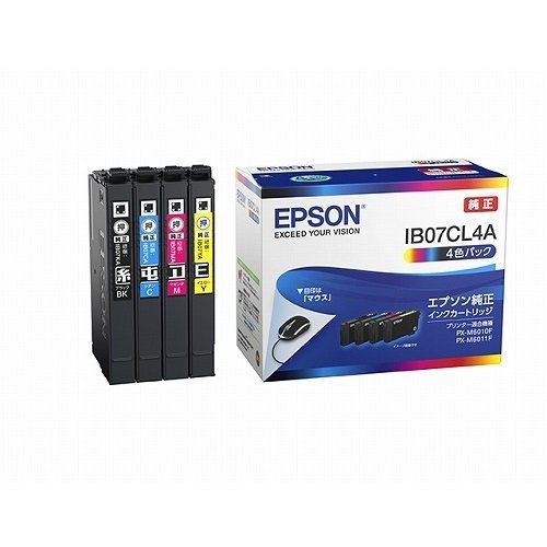 ［EPSON］IB07CL4A インクカートリッジ 4色パック