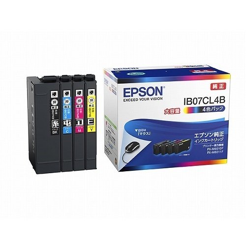 ［EPSON］IB07CL4B インクカートリッジ 大容量4色パック