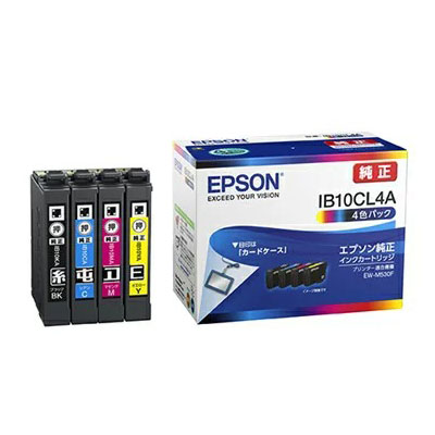 ［EPSON］IB10CL4A インクカートリッジ 4色
